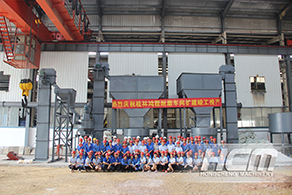 The expansion project of wear-resistant workshop in HCM (Guilin Hongcheng)  was completed and put in