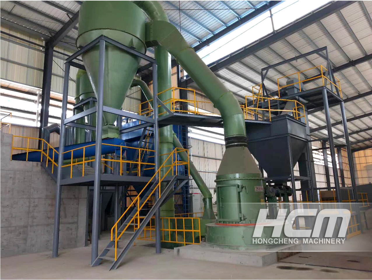 CHINA HUBEI MATTE MINE 5R4123 RAYMOND MILL PROJECT PUT INTO PRODUCTION