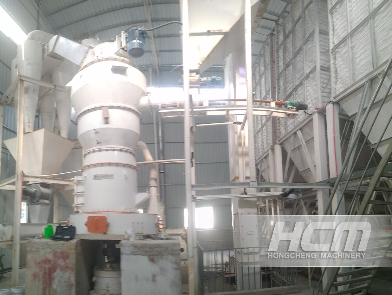 HCM: Producing 10 Tons Per Hour Calcium Hydroxide Grinding Mill Equipment Delivery Successfully!