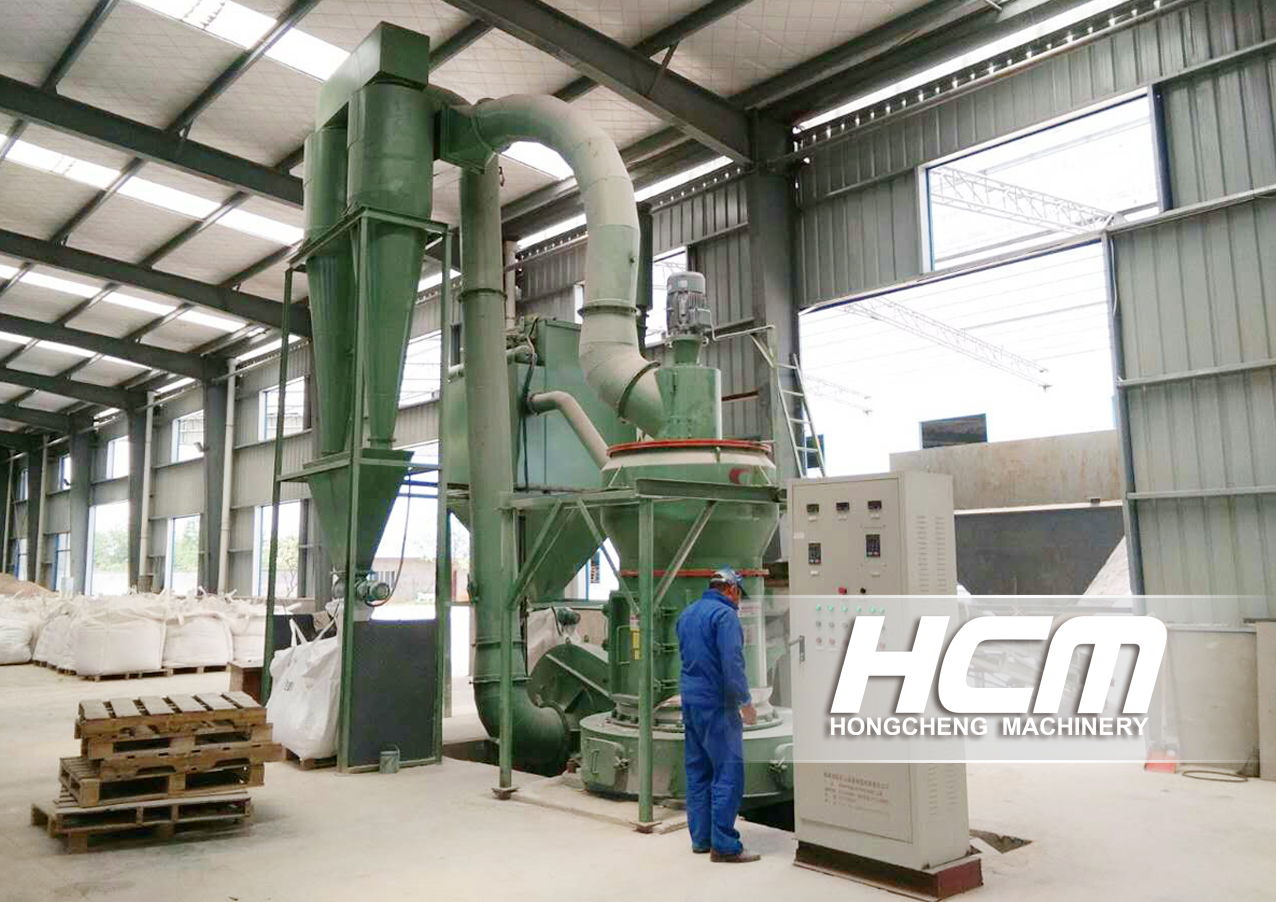 CHINA HC MACHINE HIGH EFFICIENCY TALC POWDER GRINDING PRODUCTION LINE IN STOCK